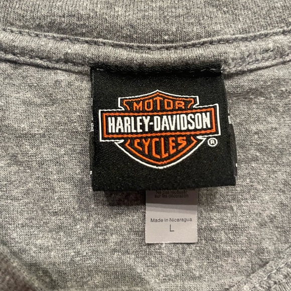 VINTAGE STYLE HARLEY DAVIDSON MOTORCYCLE T-SHIRT MENS SIZE LARGE CLARKSVILLE TN - Picture 3 of 9